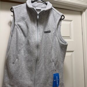 Columbia Light Gray Fleece Jacket